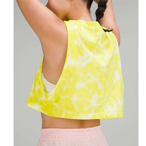 Lululemon All Yours Cropped Cotton Tank Top *Tie Dye - Picture 2 of 12